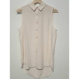 Rachel Zoe | Light peach sleeveless blouse
